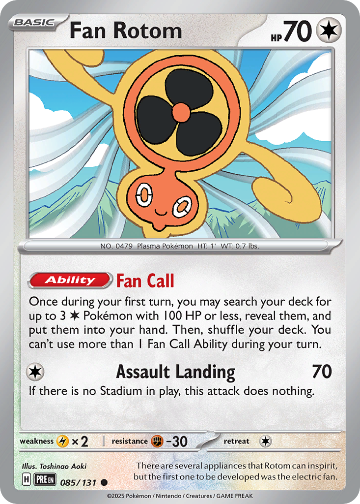 Fan Rotom (Prismatic Evolutions)