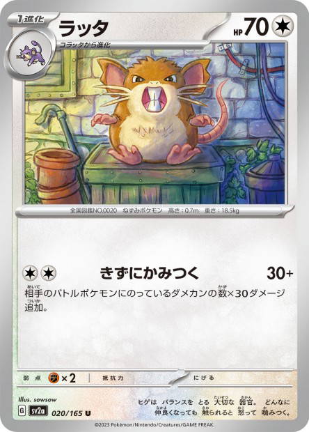 Raticate (Pokémon Card 151 Japanese)