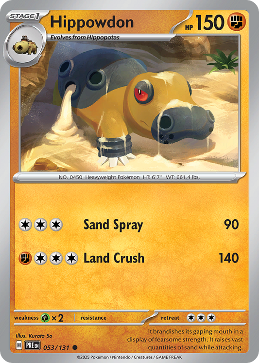 Hippowdon (Prismatic Evolutions)