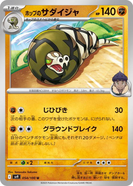 Hop's Sandaconda (Battle Partners Japanese)