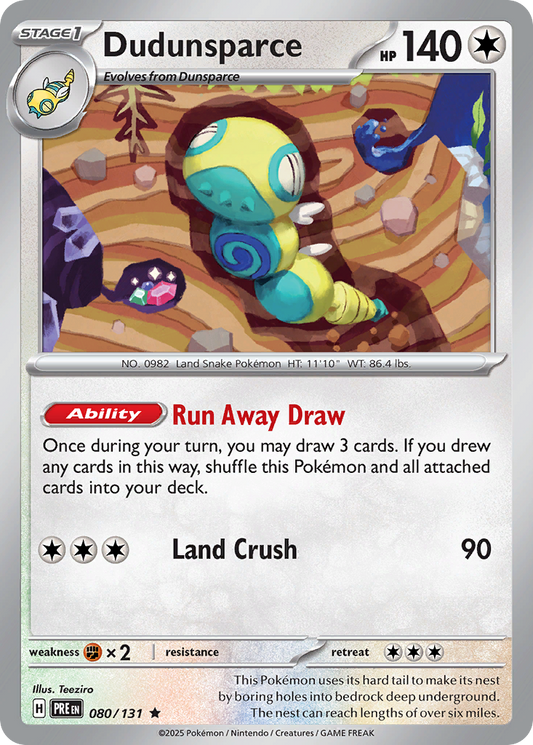 Dudunsparce (Prismatic Evolutions)