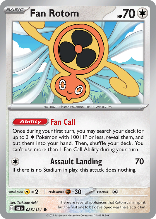 Fan Rotom (Prismatic Evolutions)